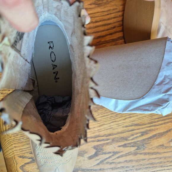 NIB BED STU ROAN Diabolical Leather Ankle Bootie Bone Size 7.5 - Picture 14 of 16